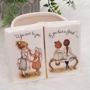 Hollie Hobbie Vintage Planter/Pencil Holder